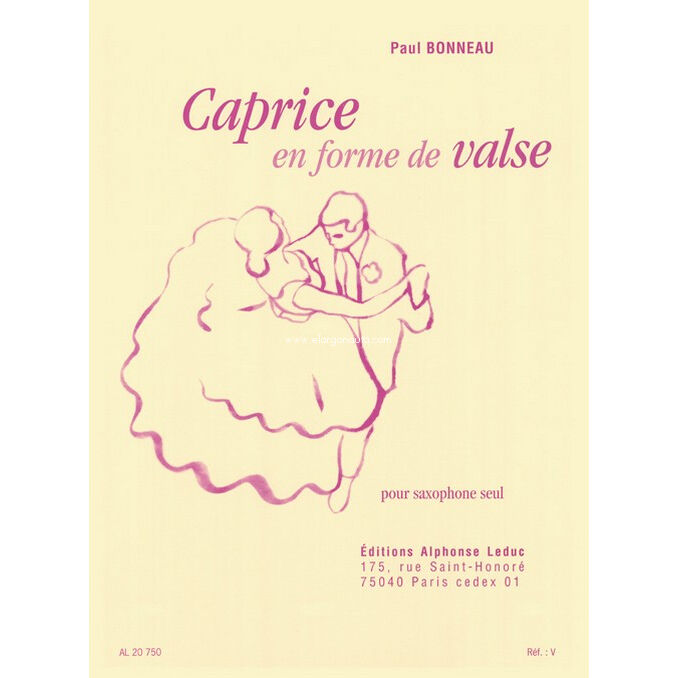 BONNEAU, PAUL.- CAPRICE EN FORME DE VALSE