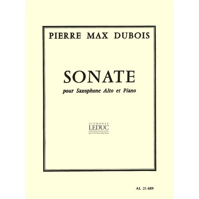 DUBOIS, PIERRE MAX.- SONATE