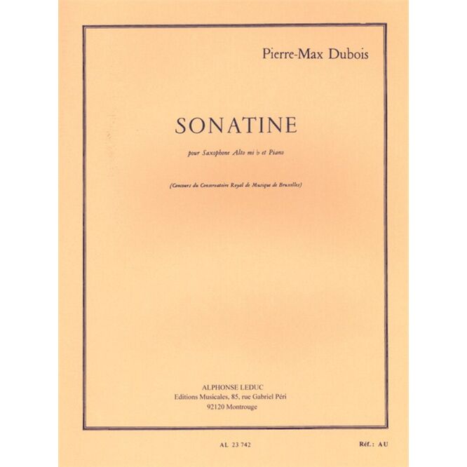 DUBOIS, PIERRE MAX.- SONATINE