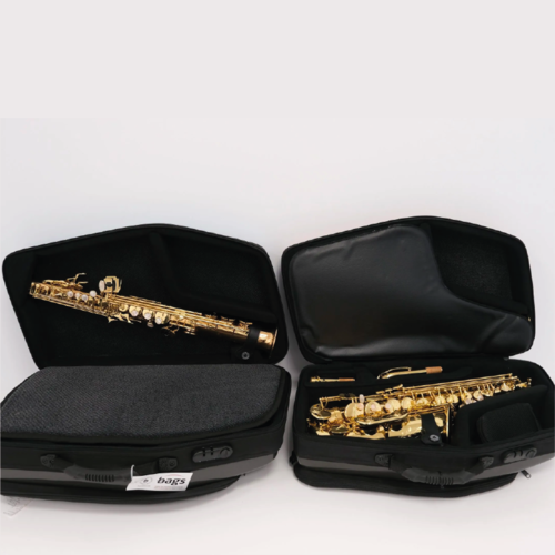 Etui 2 Saxophone Alto et Soprano Bags Evolution EV3 Metalic Grafito