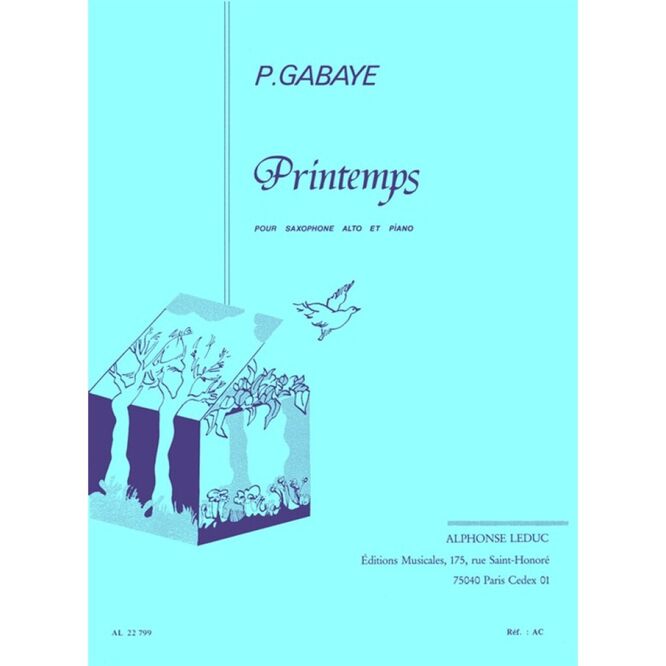 GABAYE, PIERRE.-PRINTEMPS