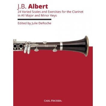 ALBERT, JEAN BAPTISTE.- 24 VARIED SCALES AND EXERCISES FOR CLARINET