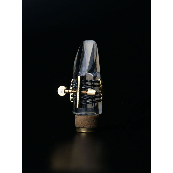 Ligature Clarinette Sib o Saxophone Alto Silverstein Cryo4T Gold Medium 07