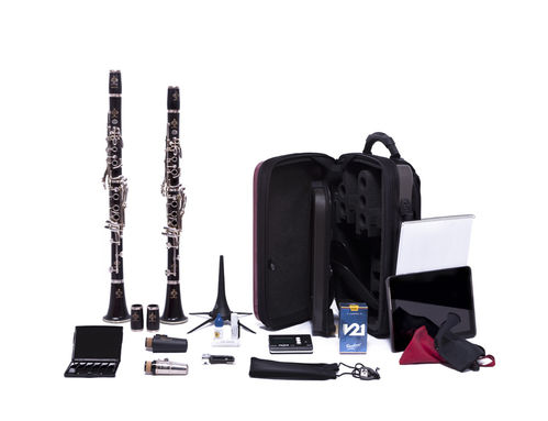 Etui 2 Clarinettes Bags Evolution EV-1 Metalic Rouge Vin