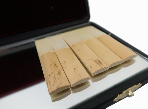 Estuche Guardacañas Clarinete Sib o Saxo Alto 12 Cañas Klawus 660 con cañas