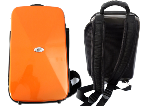 Estuche 2 Clarinetes Bags Evolution EV-1 Metalic Naranja trasera