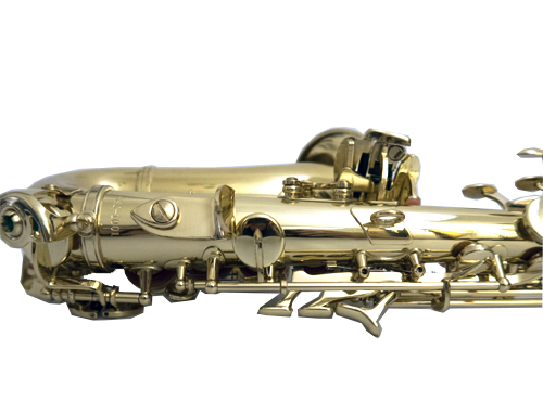 Saxo Soprano Curvo Boehm Study Lacado