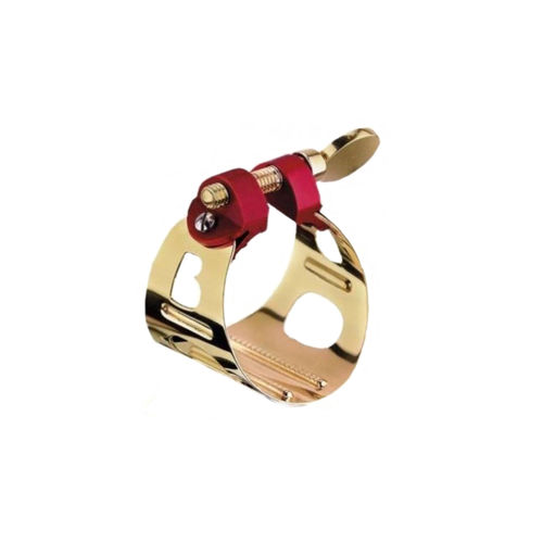 Ligature et Couvre bec Clarinette Sib ou Saxophone Alto BG Duo LD-1 plaqu Or 24K