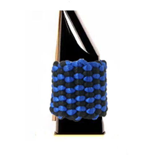 Ligature Clarinette Sib Bambu Fil Bleu Saphir Noir