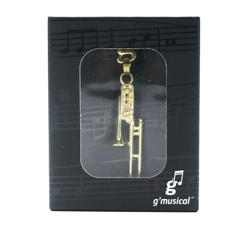 Pin Trombone Dor 18k