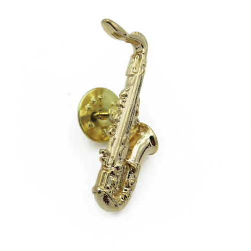 Pin Saxophone Tenor Dor 18k