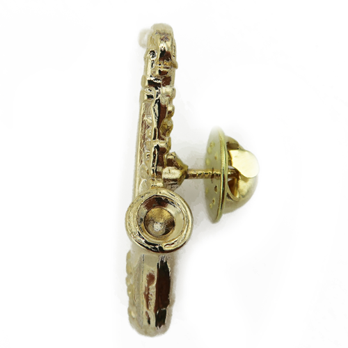 Pin Saxophone Tenor Dor 18k