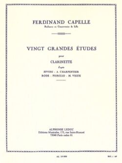 CAPELLE, FERDINAND.- VINGT (20) GRANDES TUDES VOL.1