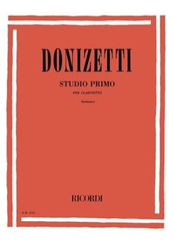 DONIZETTI, GAETANO.- STUDIO PRIMO (PRMIERE TUDE)