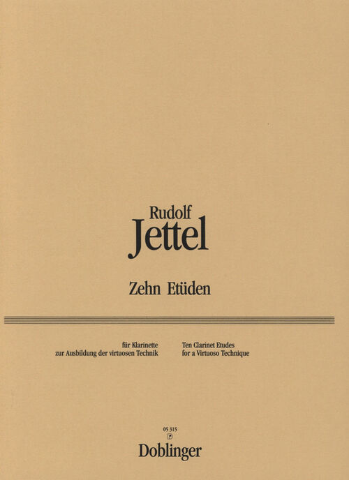 JETTEL, RUDOLF.- 10 TUDES