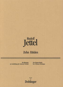 JETTEL, RUDOLF.- 10 TUDES