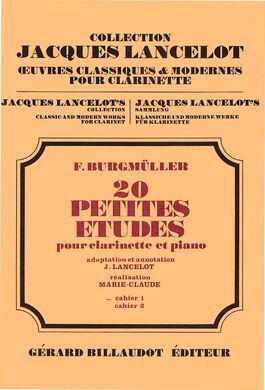BURGMÜLLER, FRIEDRICH.- 20 PETITES ETUDES VOL.1