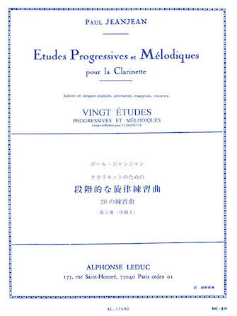 EANJEAN, PAUL.- VINGT TUDES PROGRESSIVES ET MELDIQUES VOL3