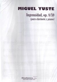 YUSTE, MIGUEL INGENUIDAD OP.8 OP.59 SAMPLE