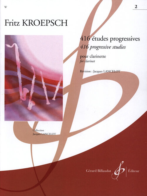 KROEPSCH, FRITZ.- 416 ETUDES PROGRESSIVES VOL.2