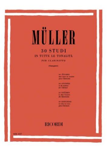 MULLER, IVAN.- 30 ETUDES DANS TOUTES LES TONALITES