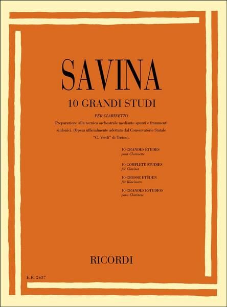 SAVINA, LEONARDO.- 10 GRANDES TUDES