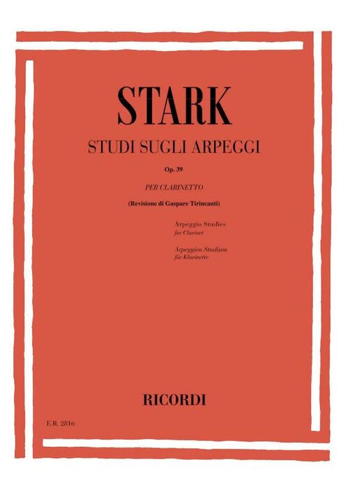 STARK, ROBERT.- ÉTUDES D´ARPÈGES OP.39