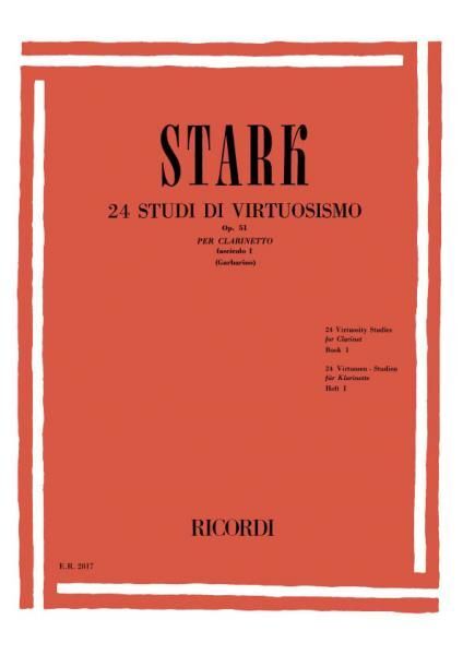 STARK, ROBERT.- 24 ETUDES DE VIRTUOSIT OP.51 VOL.1