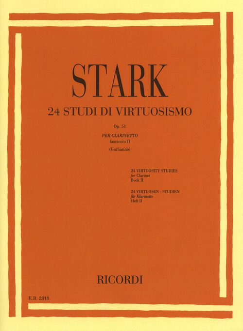 STARK, ROBERT.- 24 TUDES DE VIRTUOSIT OP.51 VOL.2