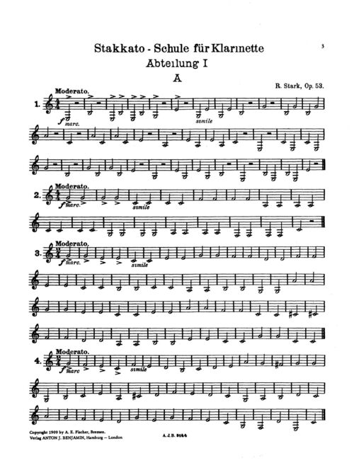 STARK, ROBERT.- ECOLE PRATIQUE DSTACCATO OP.53 VOL.1 SAMPLE