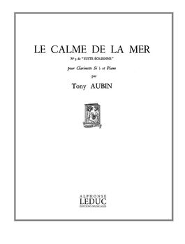 AUBIN TONY.- LA CALME DE LA MER (SUITE EOLIENNE N.3)