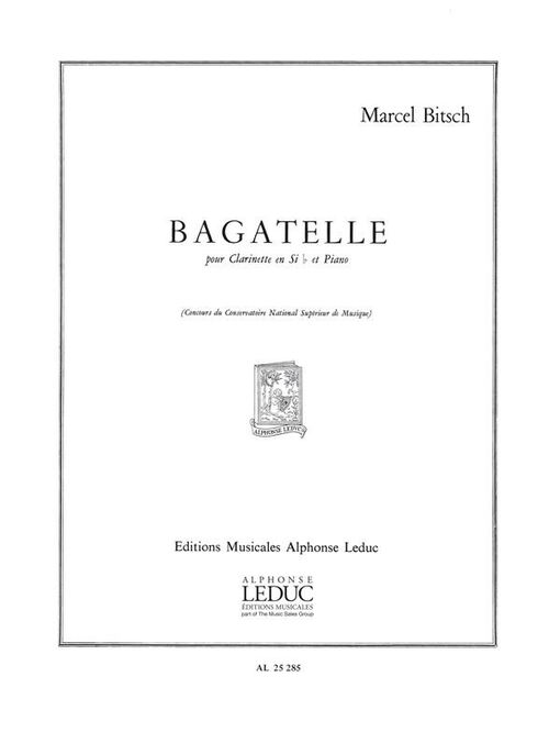 BITSCH, MARCEL.- BAGATELLE