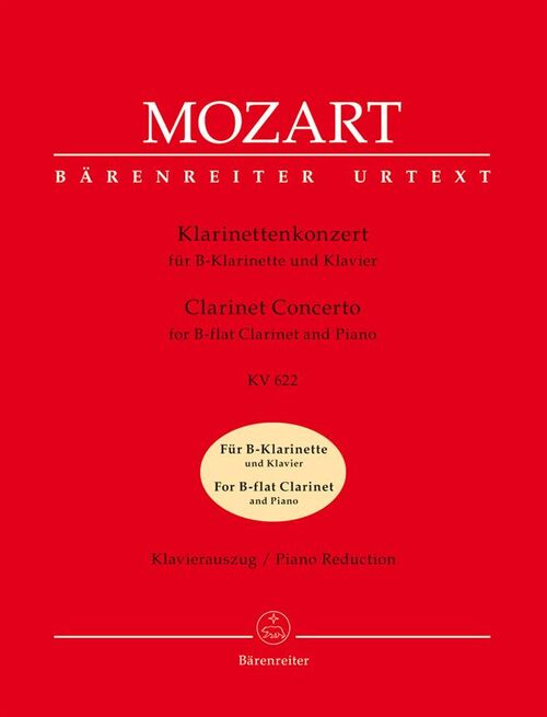 MOZART, WOLFANG AMADEUS.- CONCERTO LA MAJEUR KV.622 (CLARINETTE EN SI BEMOL)