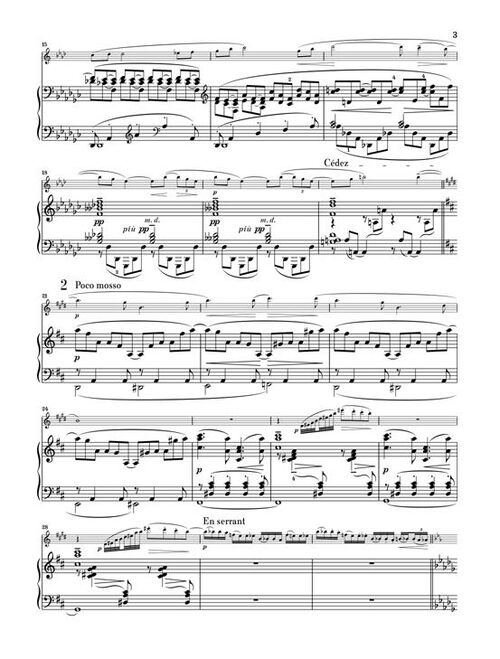 DEBUSSY, CLAUDE.- PREMIRE RHAPSODIE ET PETITE PICE URTEXT SAMPLE 1