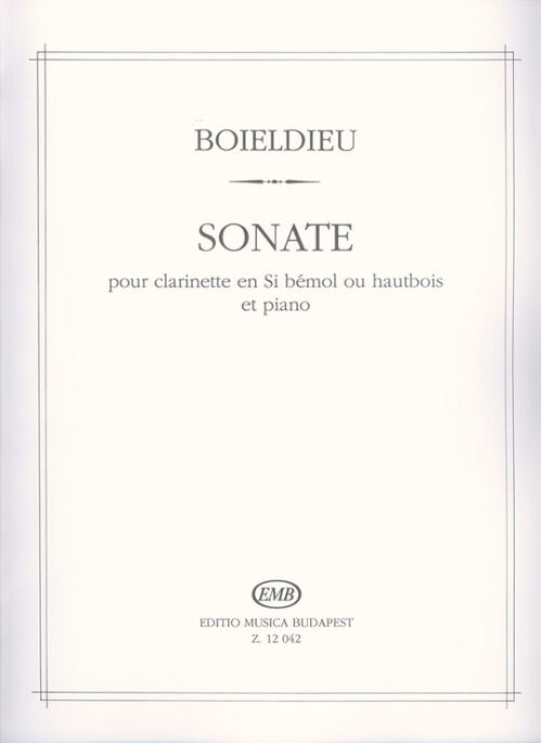 BOIELDIEU, FRANOIS-ADRIEN.- SONATE EN SI BEMOL