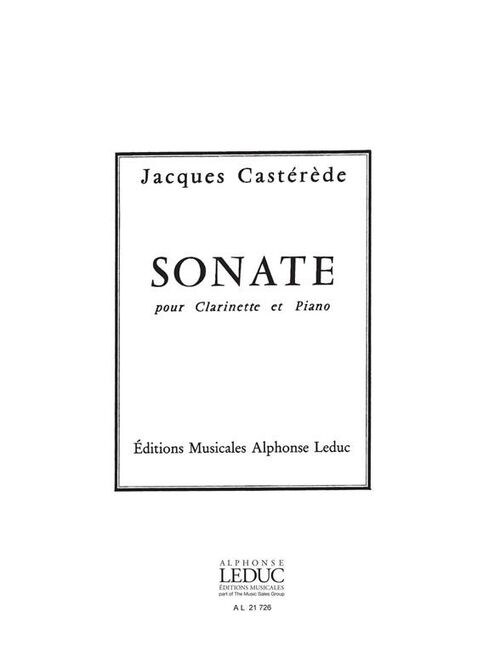 CASTEREDE, JACQUES.- SONATE
