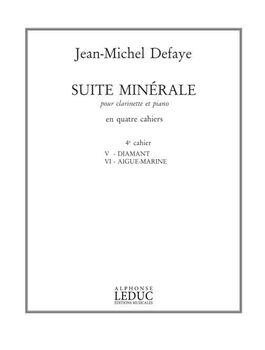 DEFAYE, JEAN MICHEL.- SUITE MINERALE N.4: DIAMANT ET AIGUE MARINE