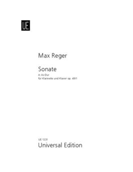 REGER, MAX.- SONATA LA BEMOL MAJEUR OP.49 N.1