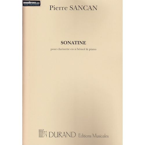 SANCAN, PIERRE.- SONATINE EN SI BEMOL