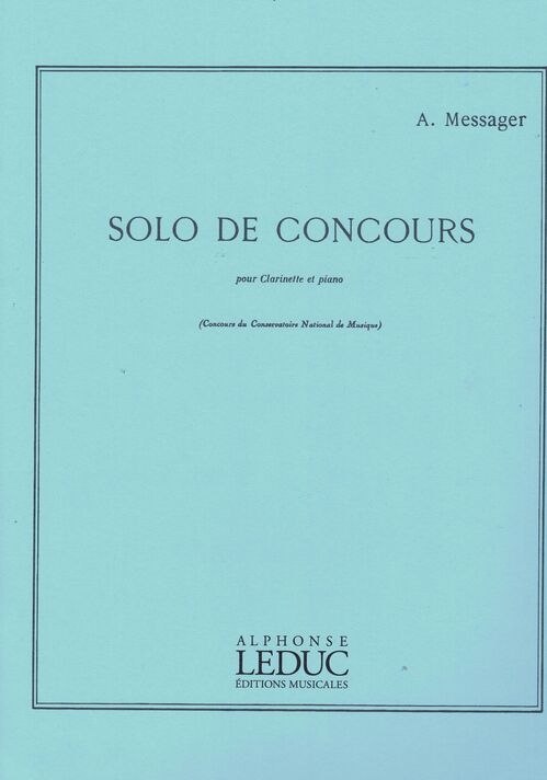 MESSAGER, ANDR.- SOLO DE CONCOURS
