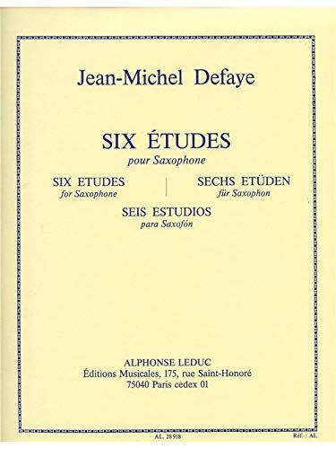 DEFAYE, JEAN-MICHEL.- SIX ETUDES (6)