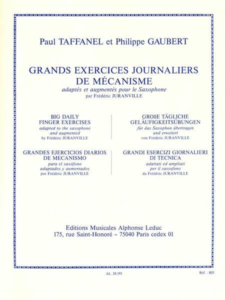 TAFFANELL, PAUL / GAUBERT, PHILIPPE.- GRANDS EXERCISES JOURNALIERS DE MECANISME