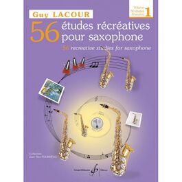 LACOUR, GUY.- 56 ETUDES RECREATIVES VOL.1 CD INCLOS