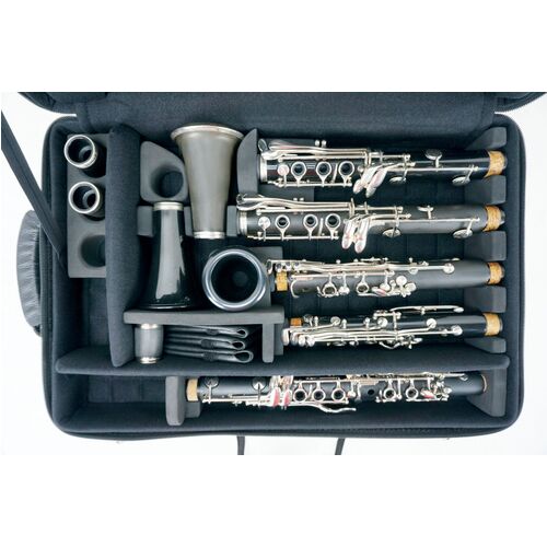 Etui pour 3 clarinettes Marcus Bonna Bb, A, Eb Nylon Noir