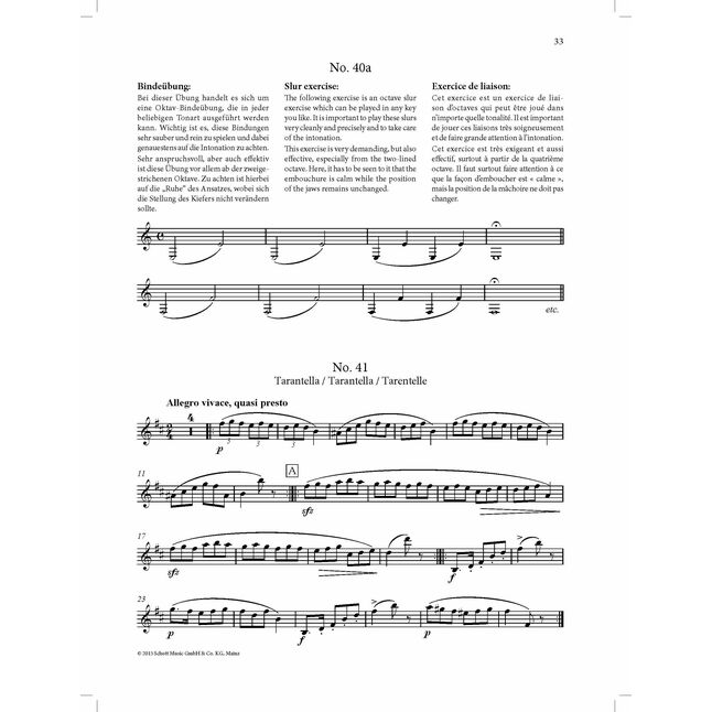 BAERMANN, CARL.- MTHODE DE CLARINETTE OP.63 VOL.2 SAMPLE 2